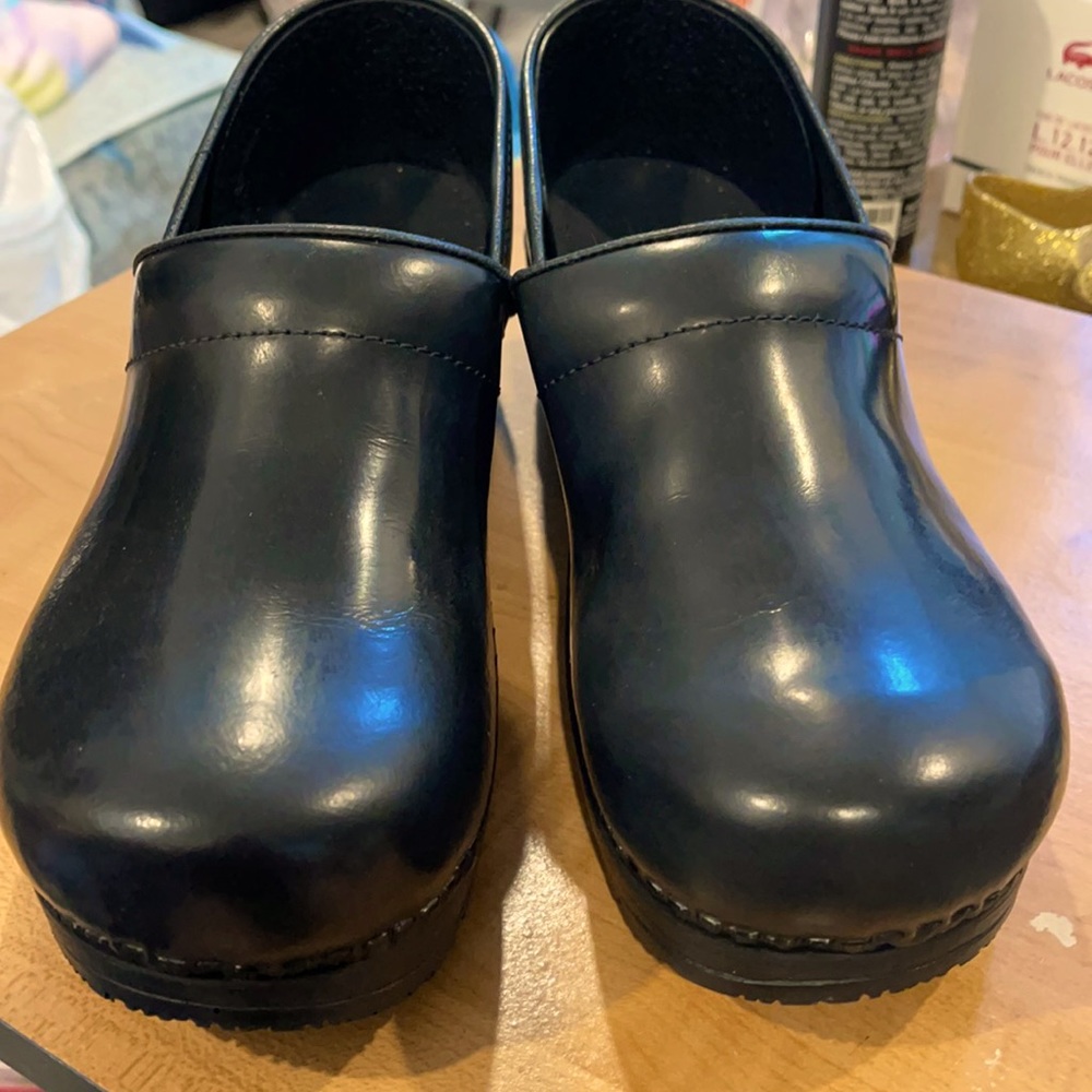 SANITA Black Addison clogs 10/41-NARROW